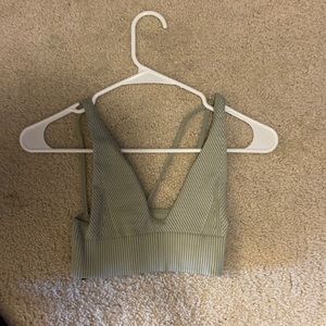 Green tank top/bra